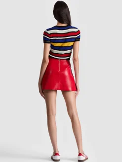 TONI VEGAN MINI SKIRT